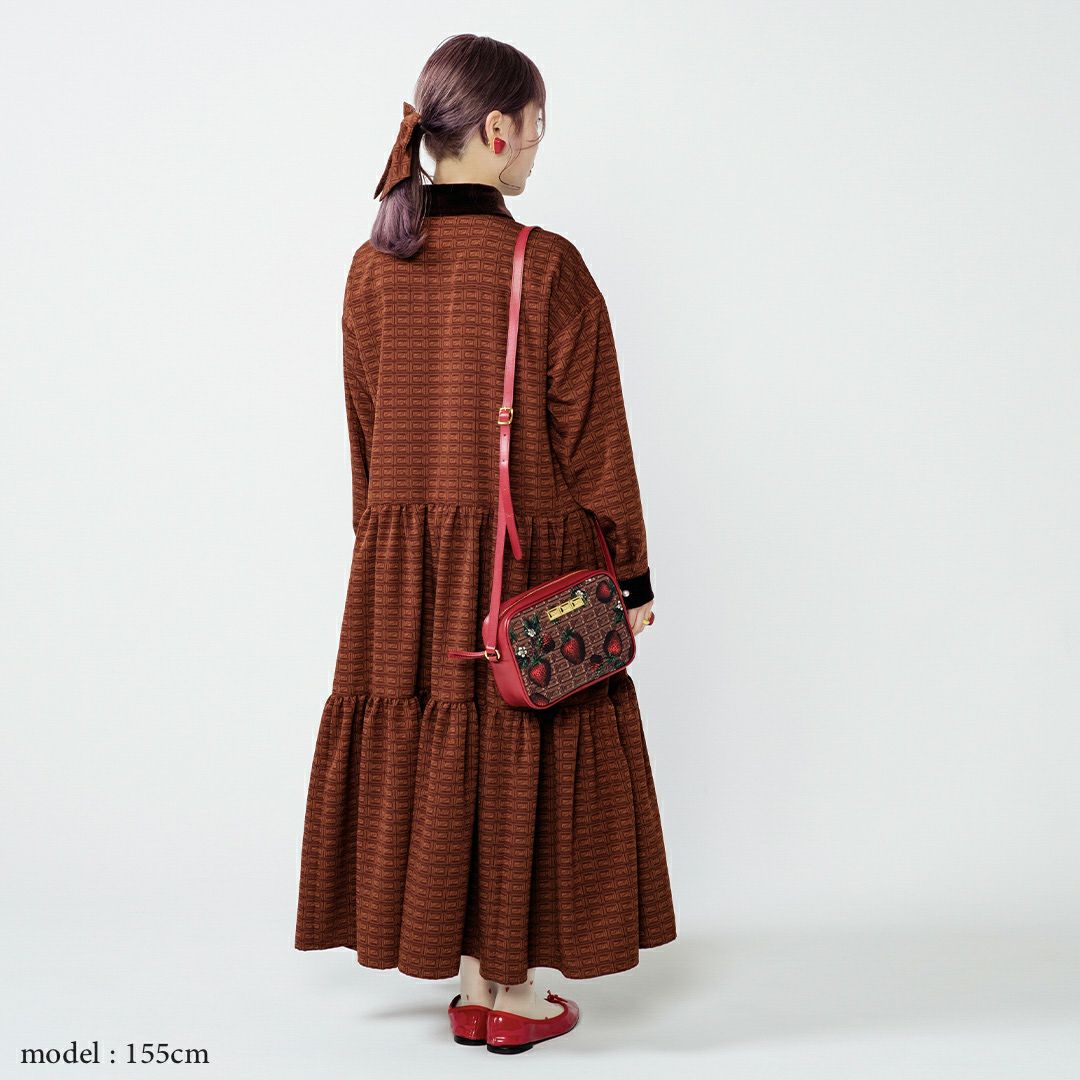 チョコレート シャツドレス | Q-pot. ONLINE SHOP 