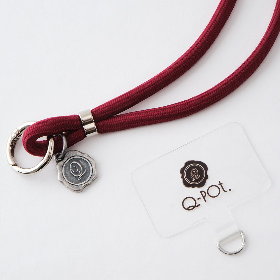 スマホショルダー（ワインレッド）