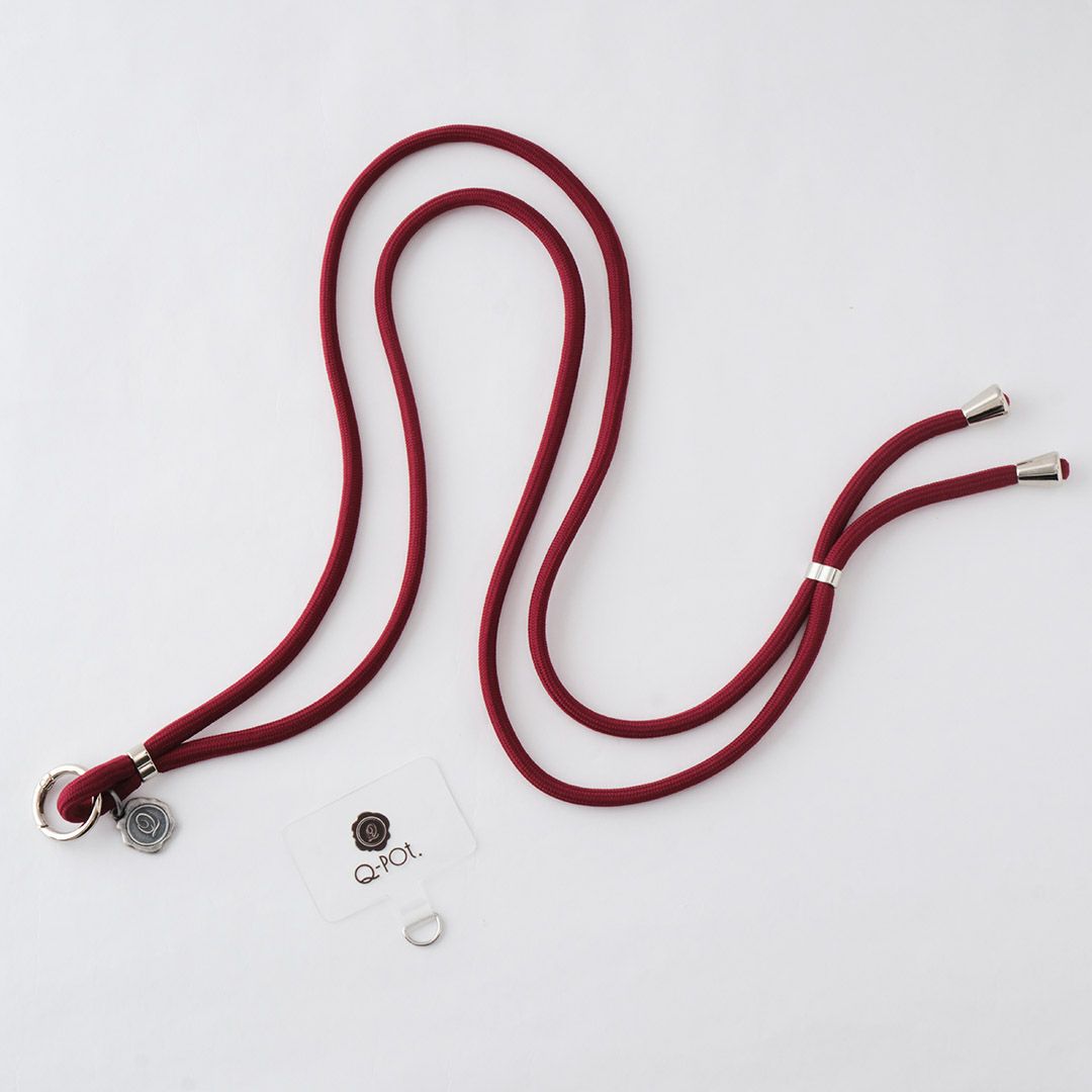 スマホショルダー（ワインレッド）