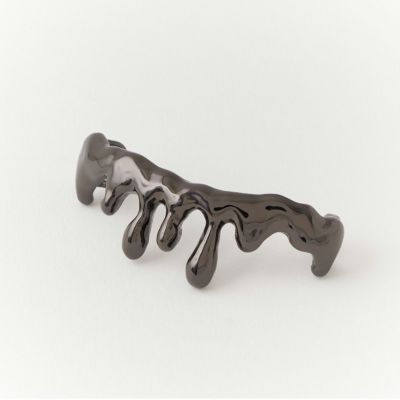 メルティーメルト シューズデコレーション アクセサリー(ブラック)（片足用）