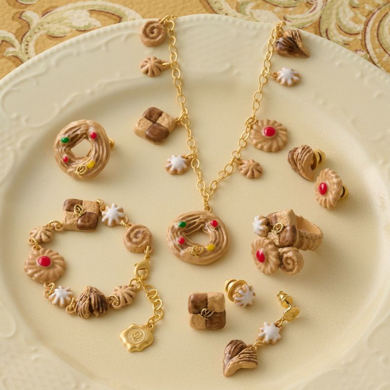 ハートチョコレートクッキー ピアス | Q-pot. ONLINE SHOP
