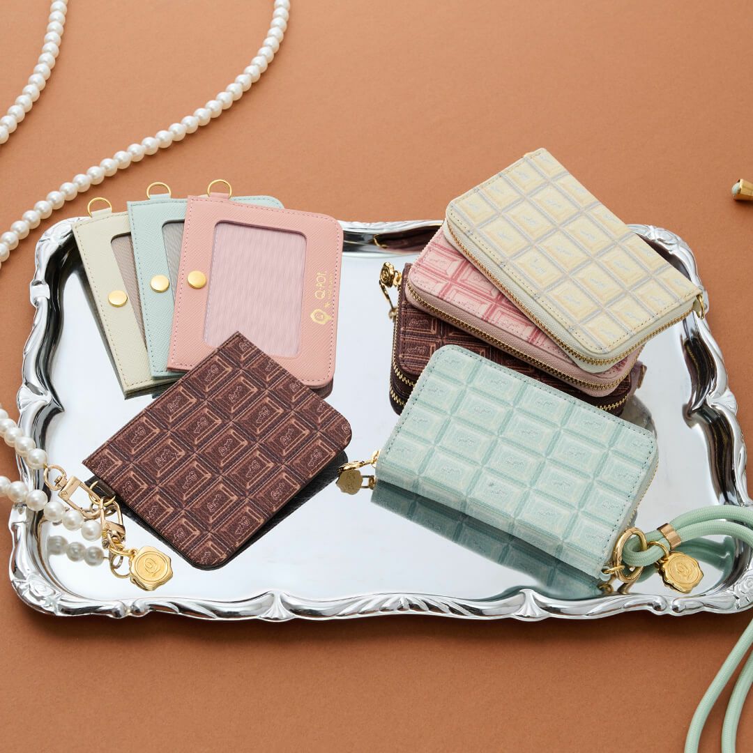 チョコミント　財布　キーケース