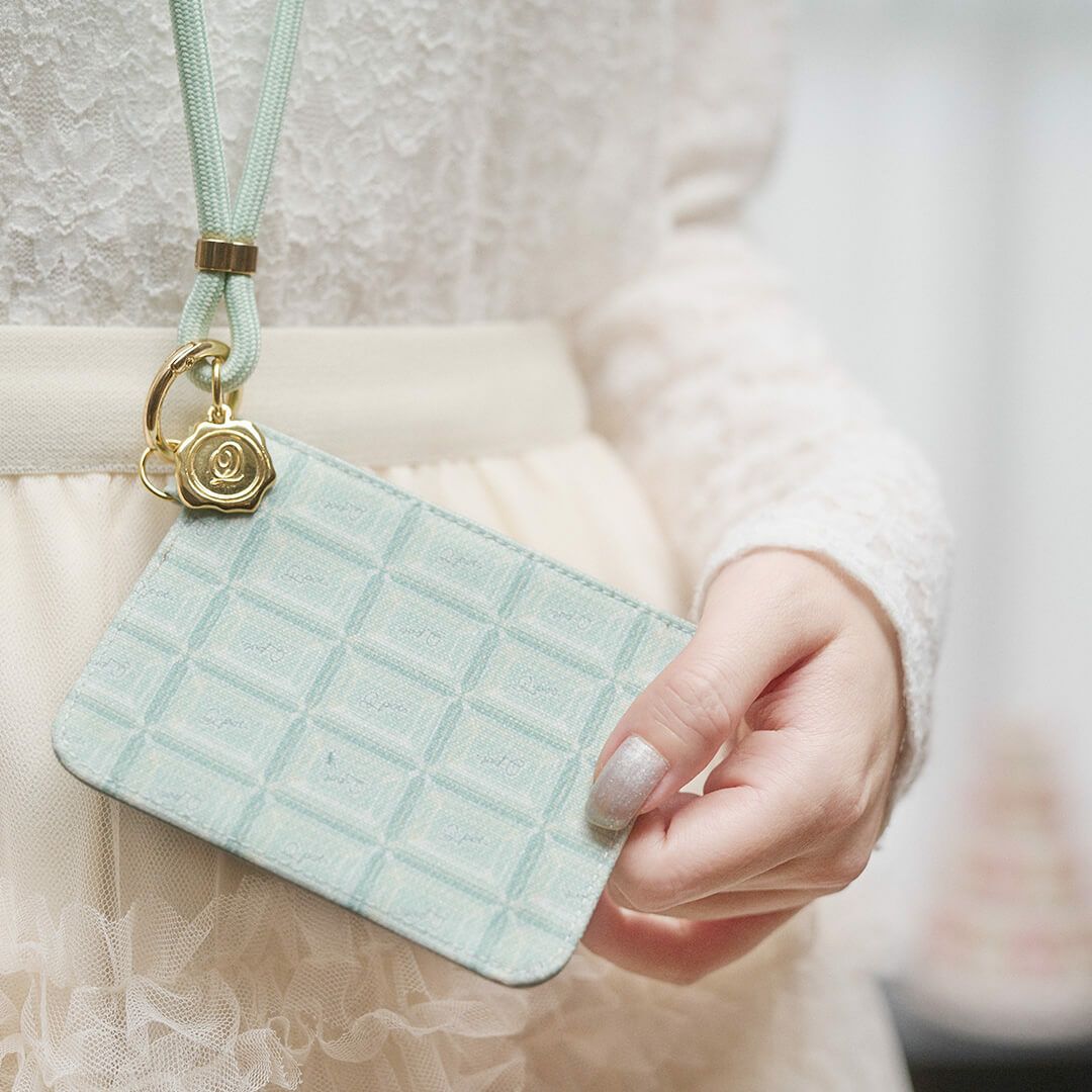 チョコミント　パスケース