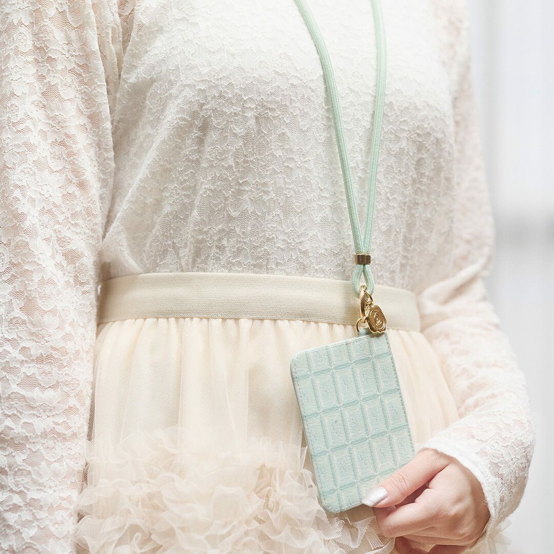 チョコミント　パスケース