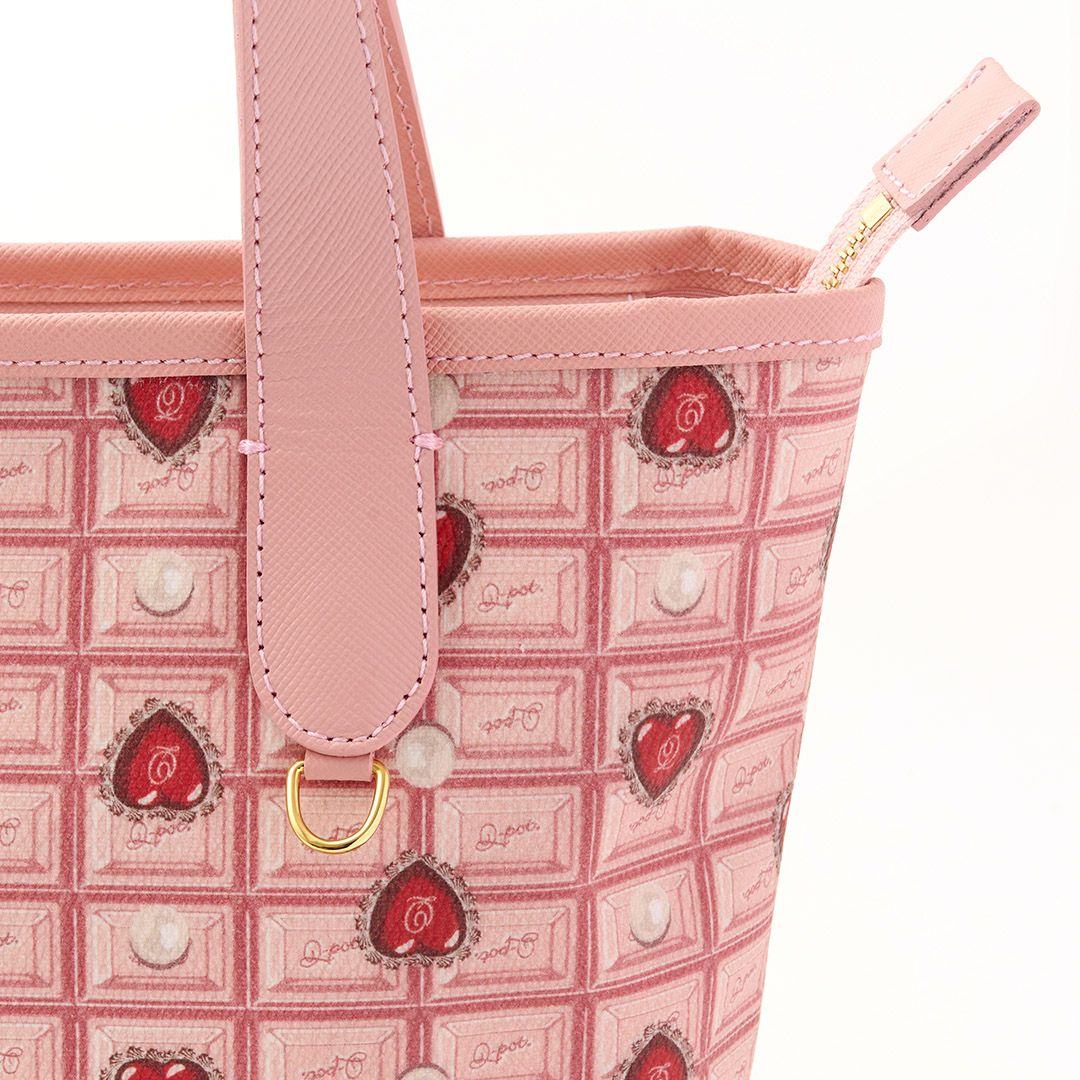 ハートストロベリーチョコレート ミニトートバッグ | Q-pot. ONLINE SHOP