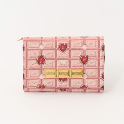ハートストロベリーチョコレート  ショートウォレット（財布）