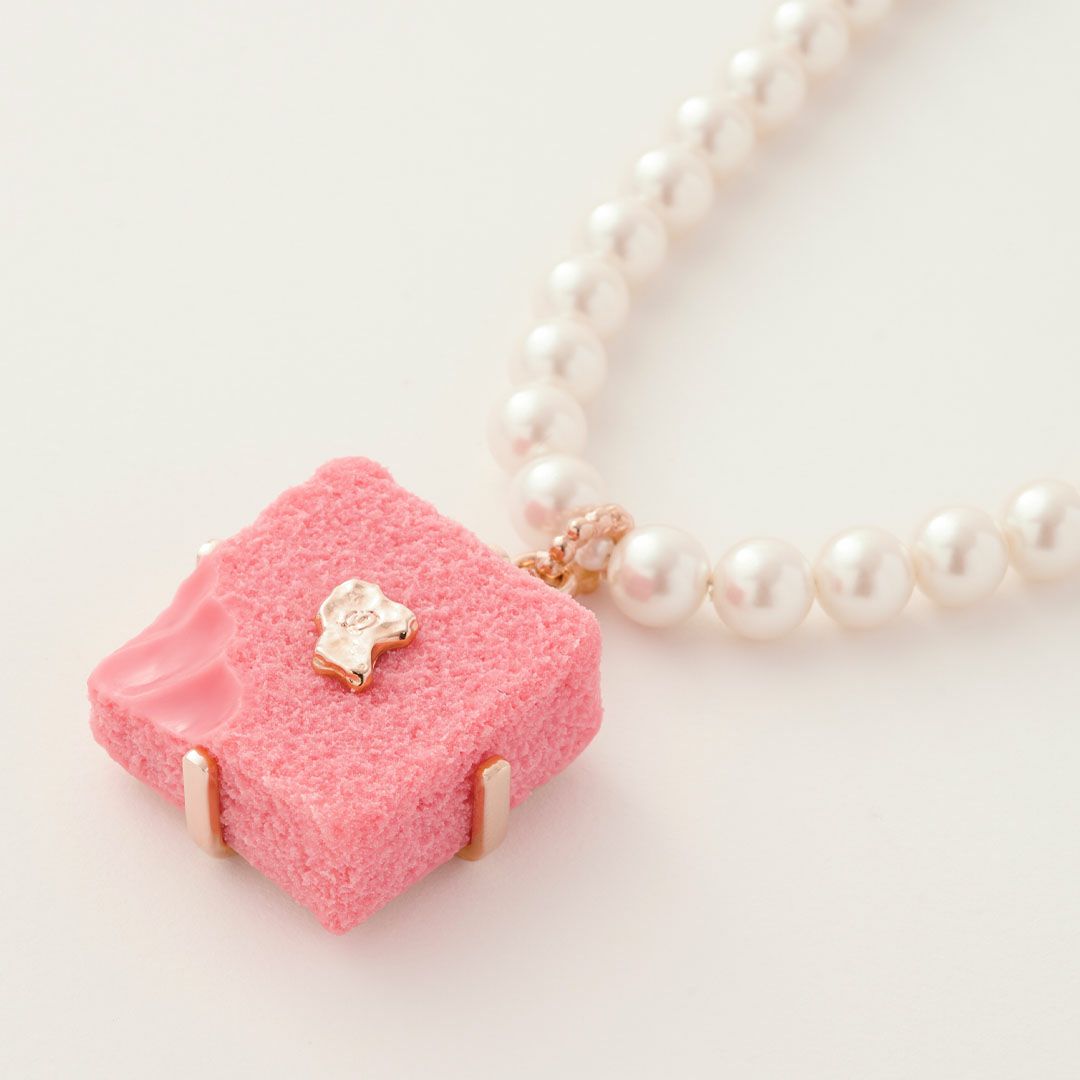 リュクス ショコラ パール ネックレス(ピンク) | Q-pot. ONLINE SHOP