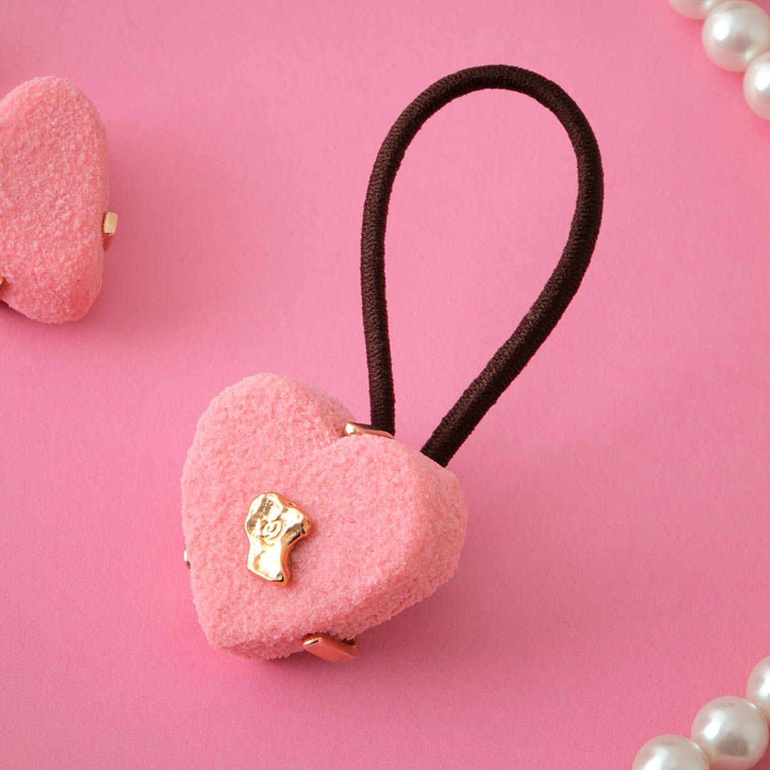 リュクス ハート ショコラ ヘアゴム(ピンク) | Q-pot. ONLINE SHOP