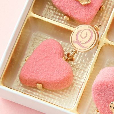 プチリュクス ハート ショコラ ピアス(ピンク)