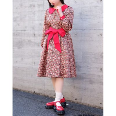 ジャムトゥモロー パフスリーブドレス（ピンク）