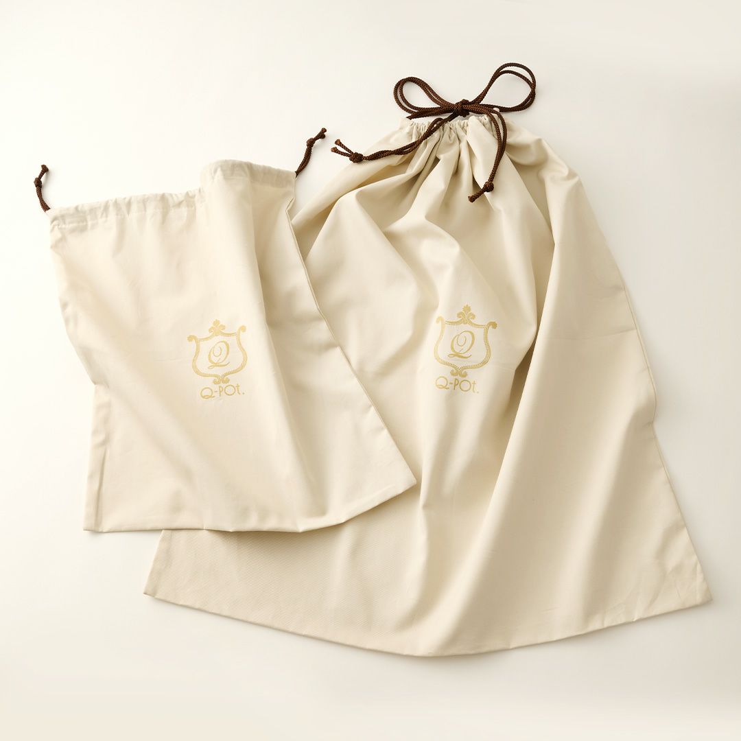 ホワイトチョコレート ジップトートバッグ | Q-pot. ONLINE SHOP 
