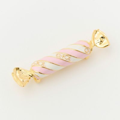 【残り1点】ストライプキャンディー シューズデコレーション アクセサリー(ストロベリー)