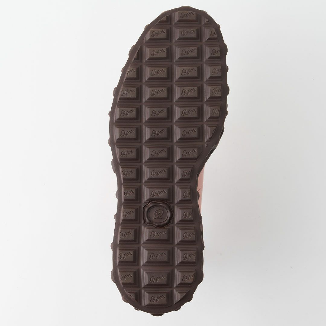 本革 メルティングチョコレート　メリージェーン（ペールピンク） シューズ