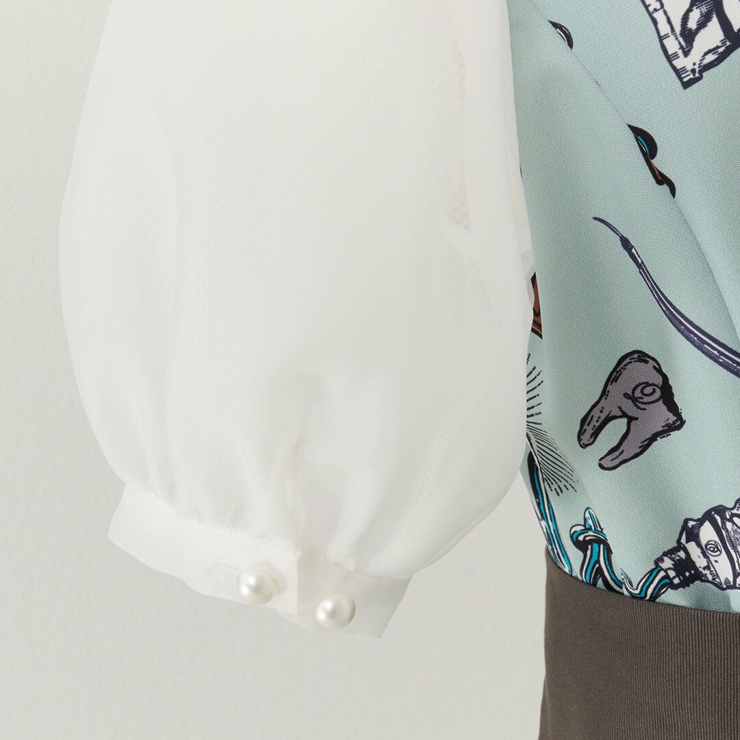 デンタル・キューポット パフスリーブドレス | Q-pot. ONLINE SHOP