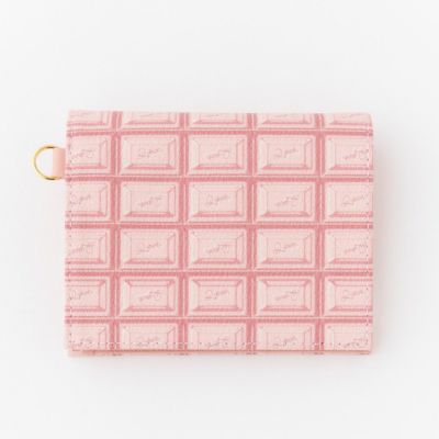 ストロベリーチョコレート フラップショートウォレット（財布）