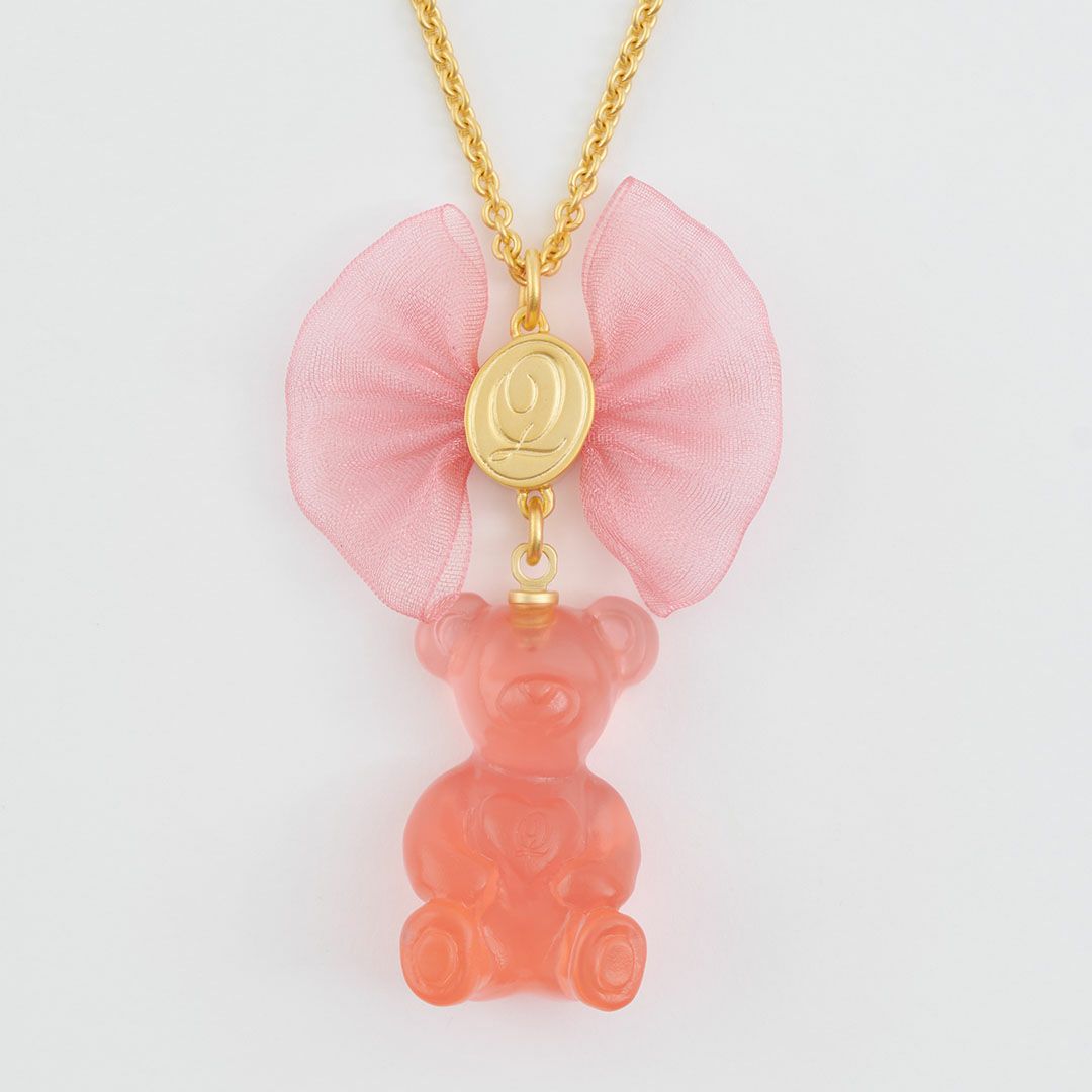 テディベアグミ ネックレス(ストロベリー) | Q-pot. ONLINE SHOP