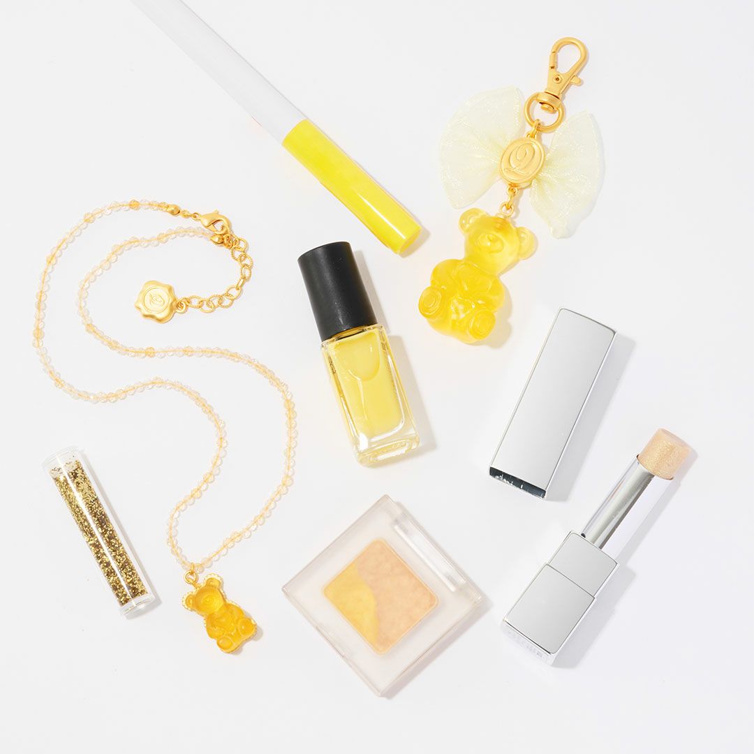 天然石ジュエリー　シトリン　テディベアグミ　ネックレス