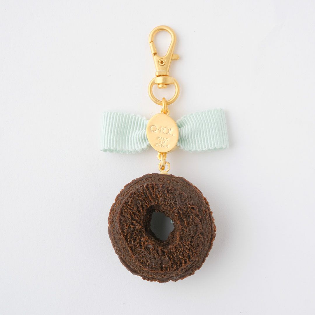 ドーナッツ　バッグチャーム　チョコミント