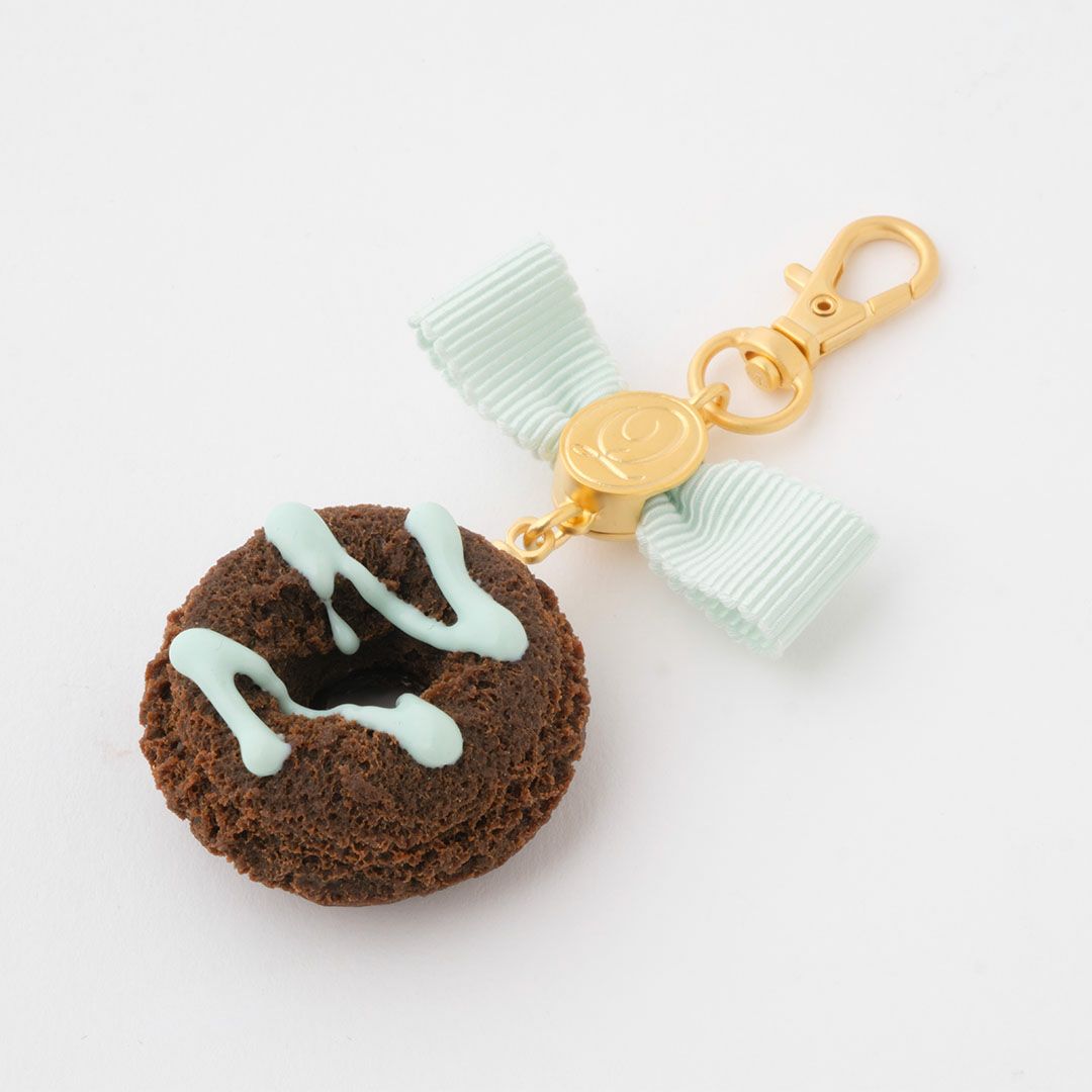 ドーナッツ　バッグチャーム　チョコミント