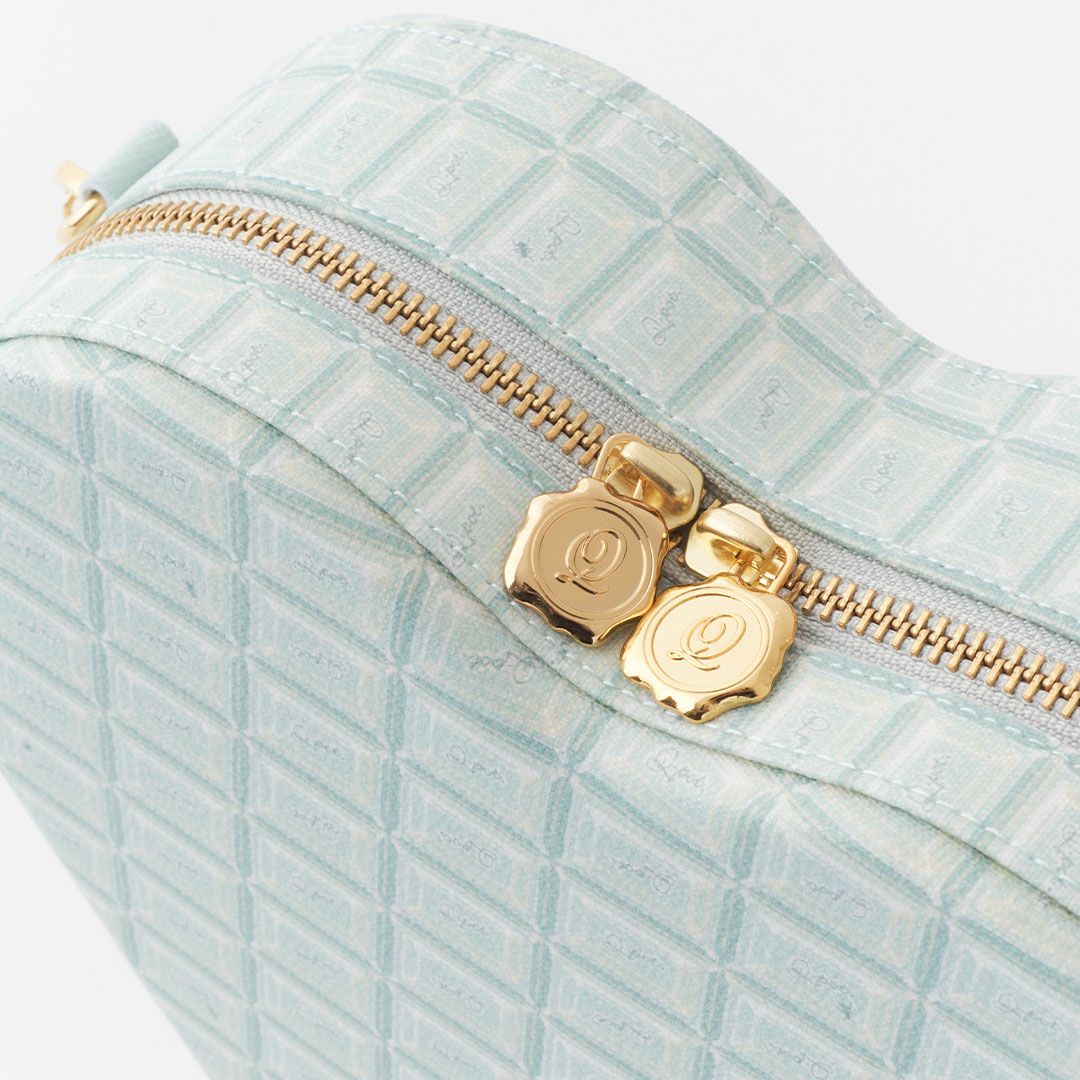 チョコミント　ハート型バッグ