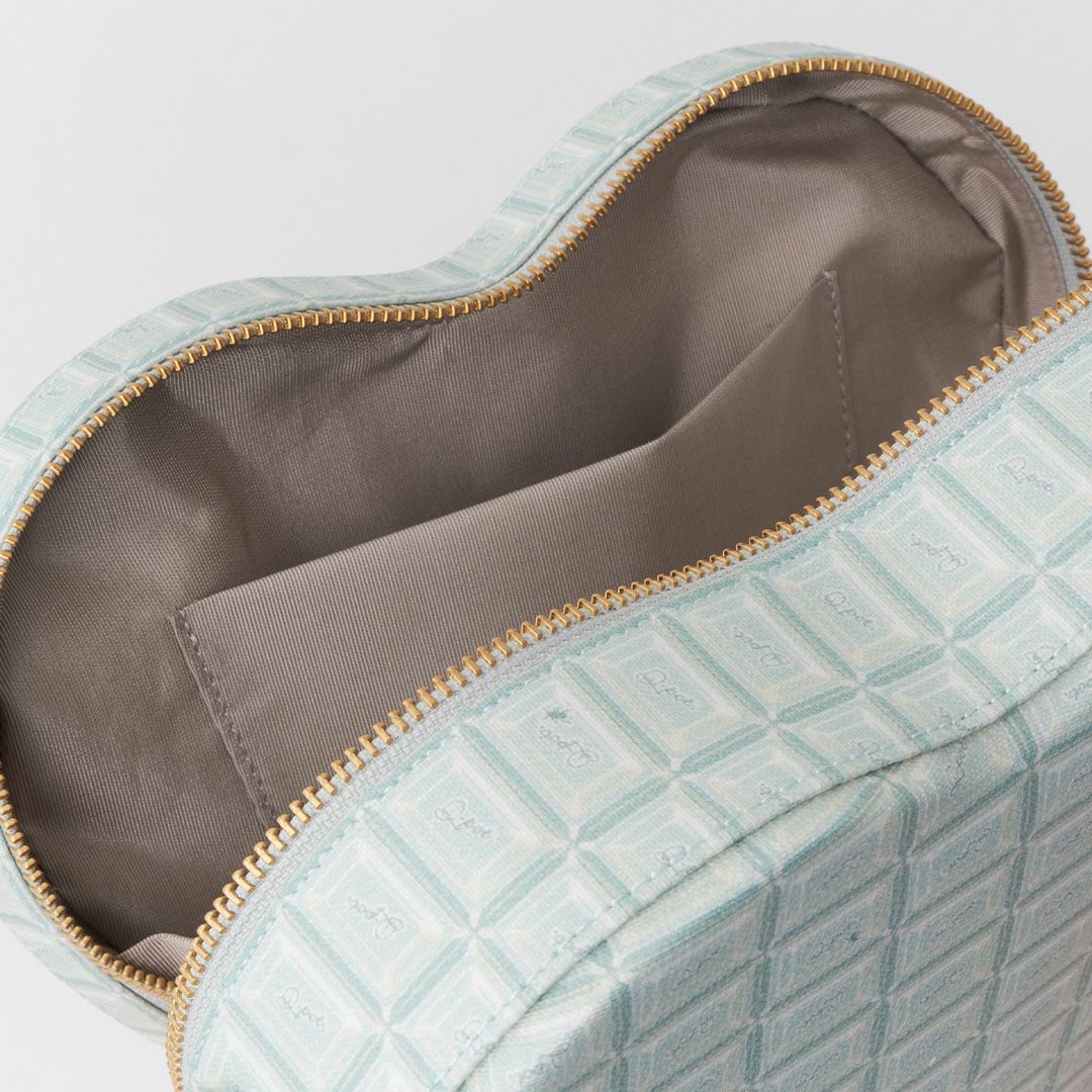 チョコミント　ハート型バッグ