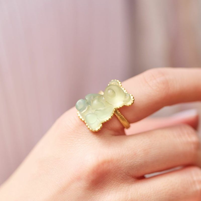 限定セール -SALE | リング（ソーダ） ハードグミ テディーベア Q-pot. SHOP ONLINE アクセサリー