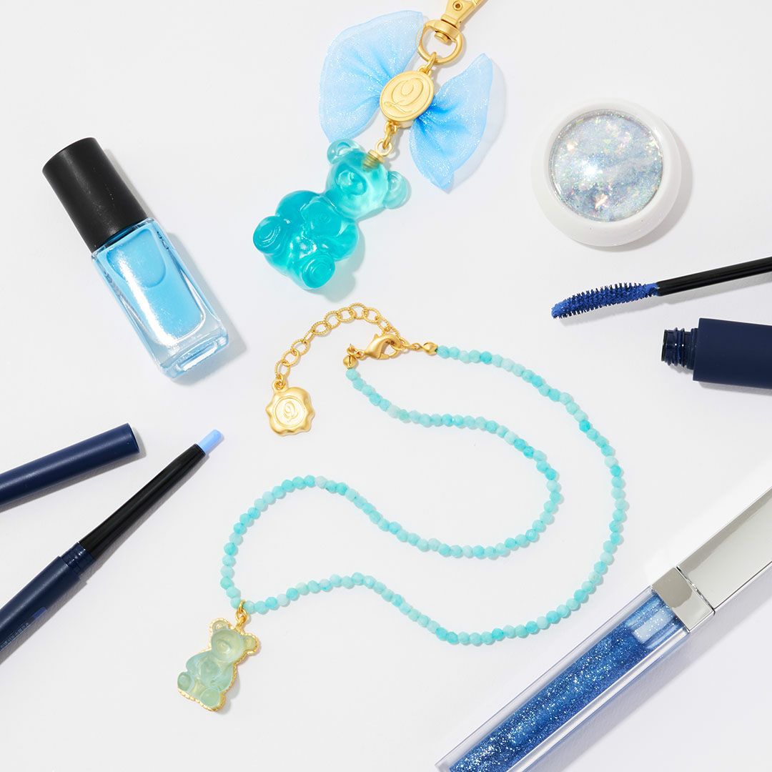 天然石ジュエリー　アマゾナイト　テディベアグミ　ネックレス