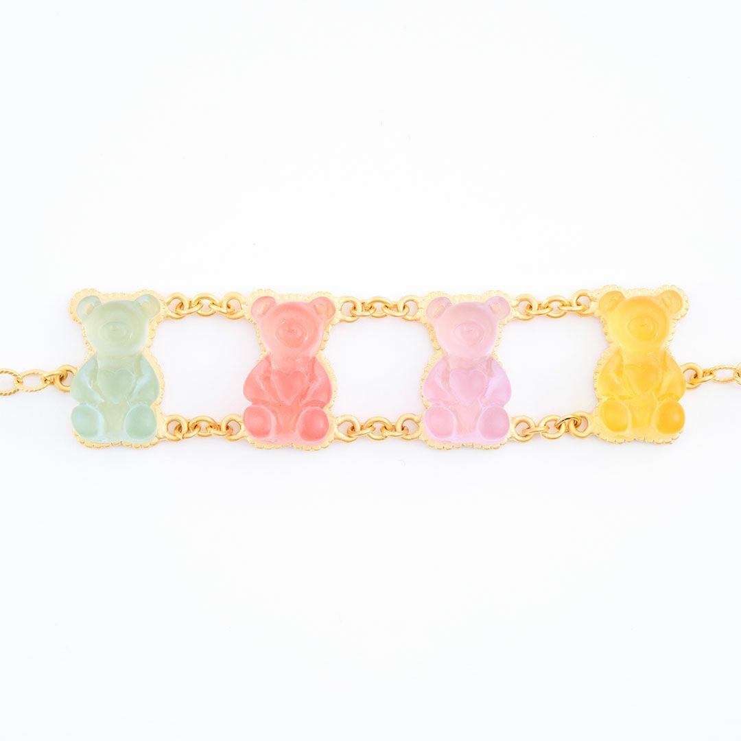 テディベア グミ ブレスレット