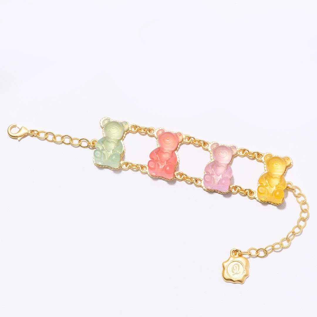 テディベア グミ ブレスレット
