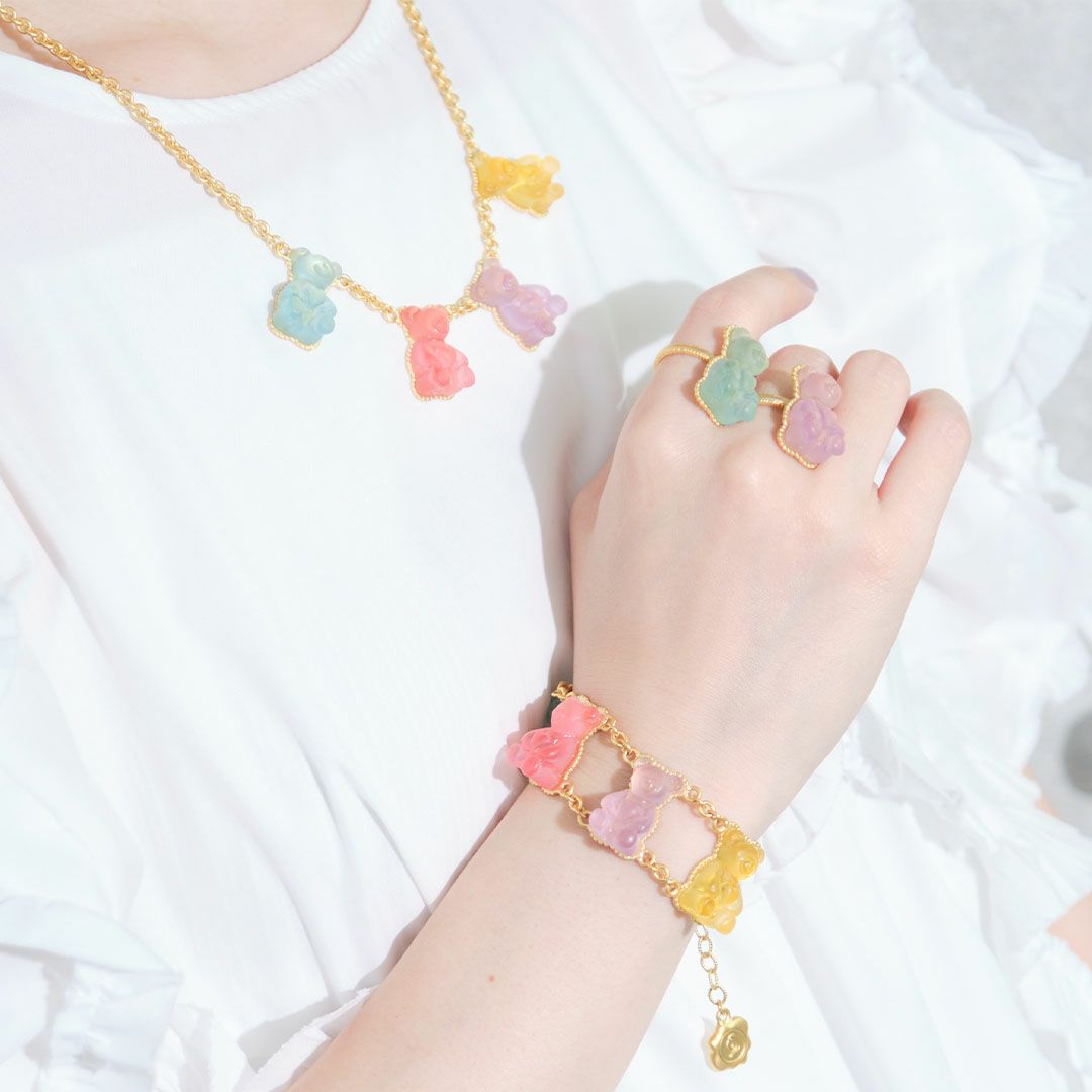 テディベア グミ ブレスレット