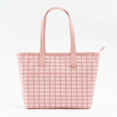 ストロベリーチョコレート ジップトートバッグ