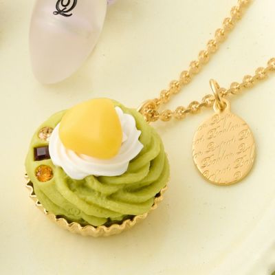 抹茶モンブラン　ネックレス