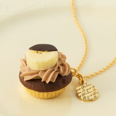 バナナチョコレートカップケーキ ネックレス