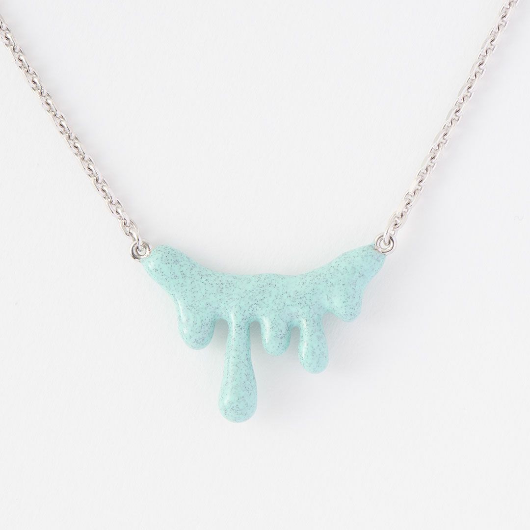 チョコミント　メルト　ネックレス