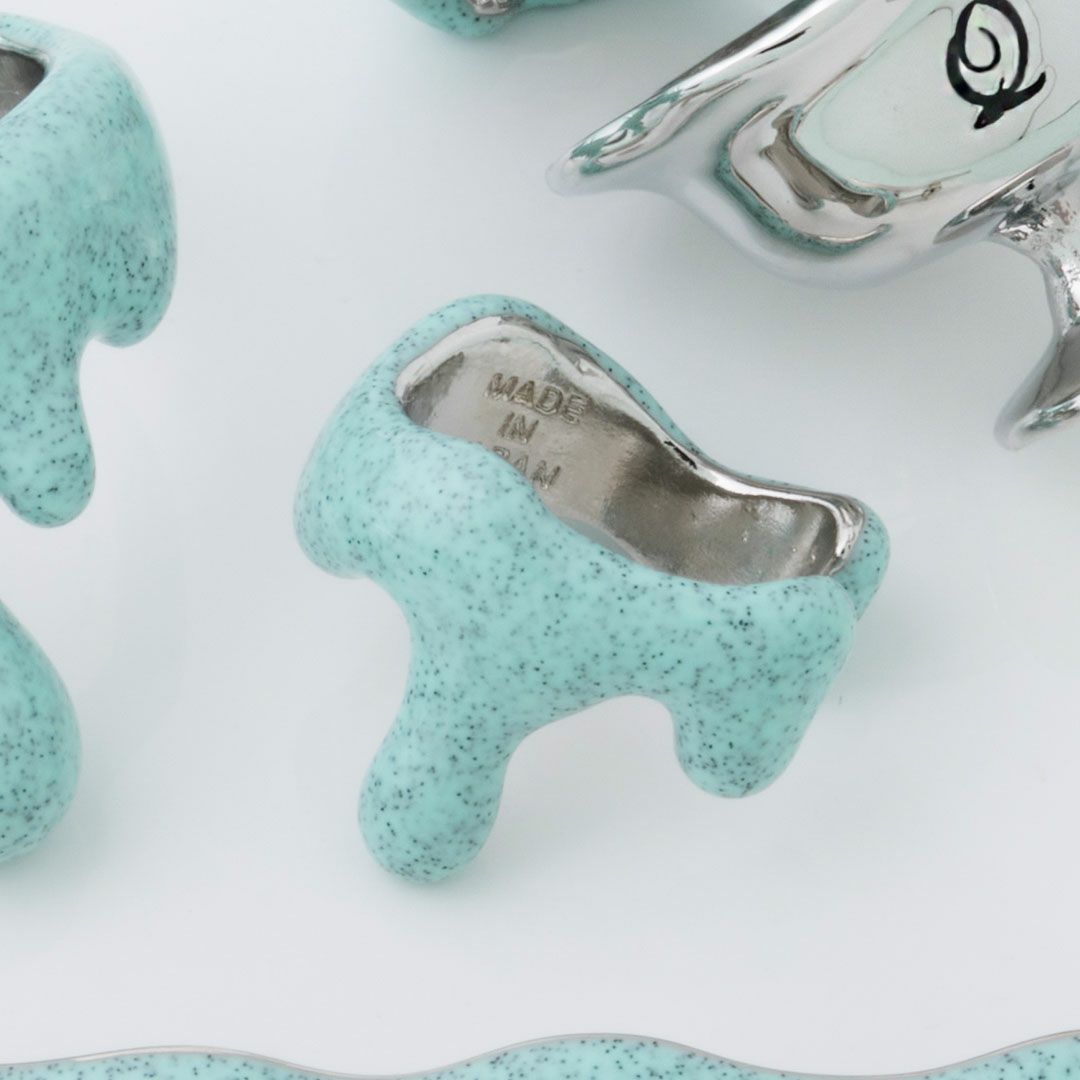 チョコミント　メルト　イヤーカフ