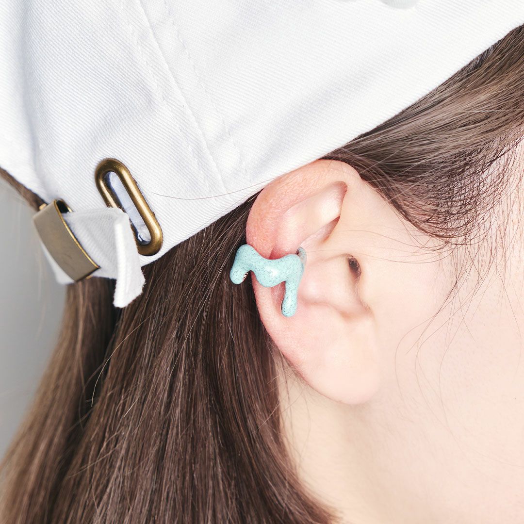 チョコミント　メルト　イヤーカフ