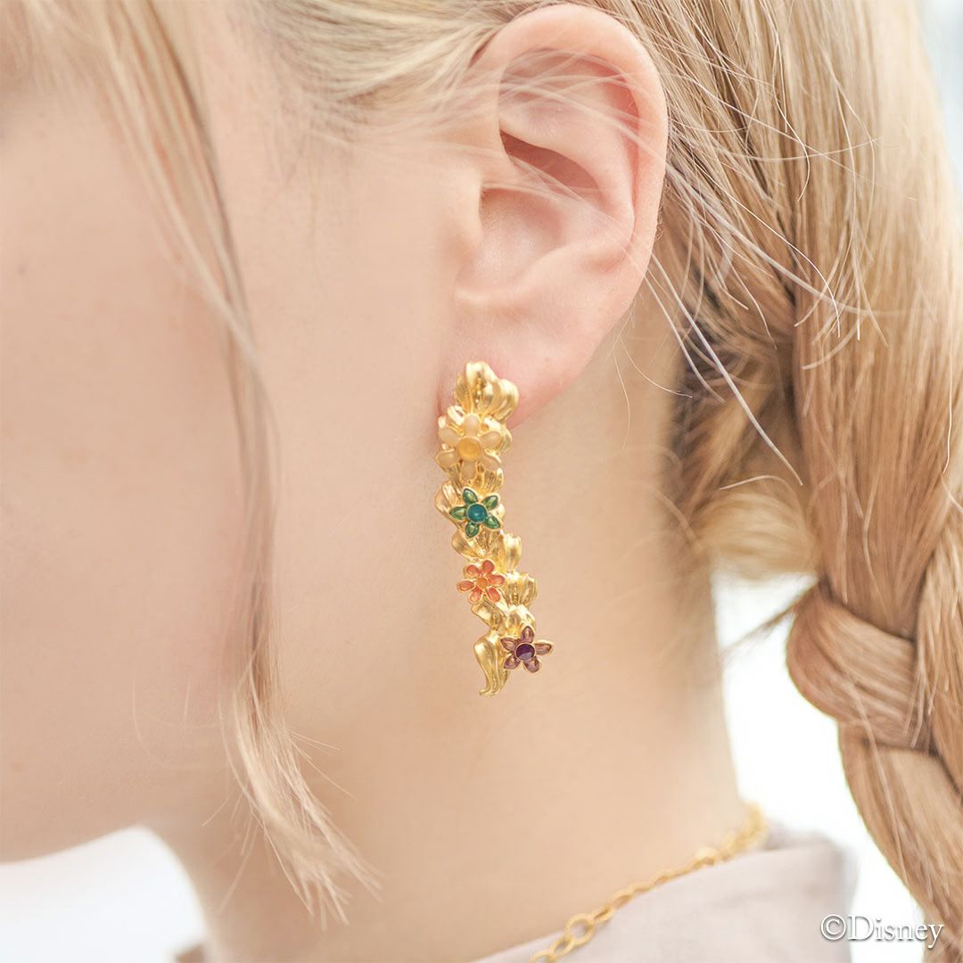 ラプンツェル/クリームケーキ イヤリング【塔の上のラプンツェル】 | Q