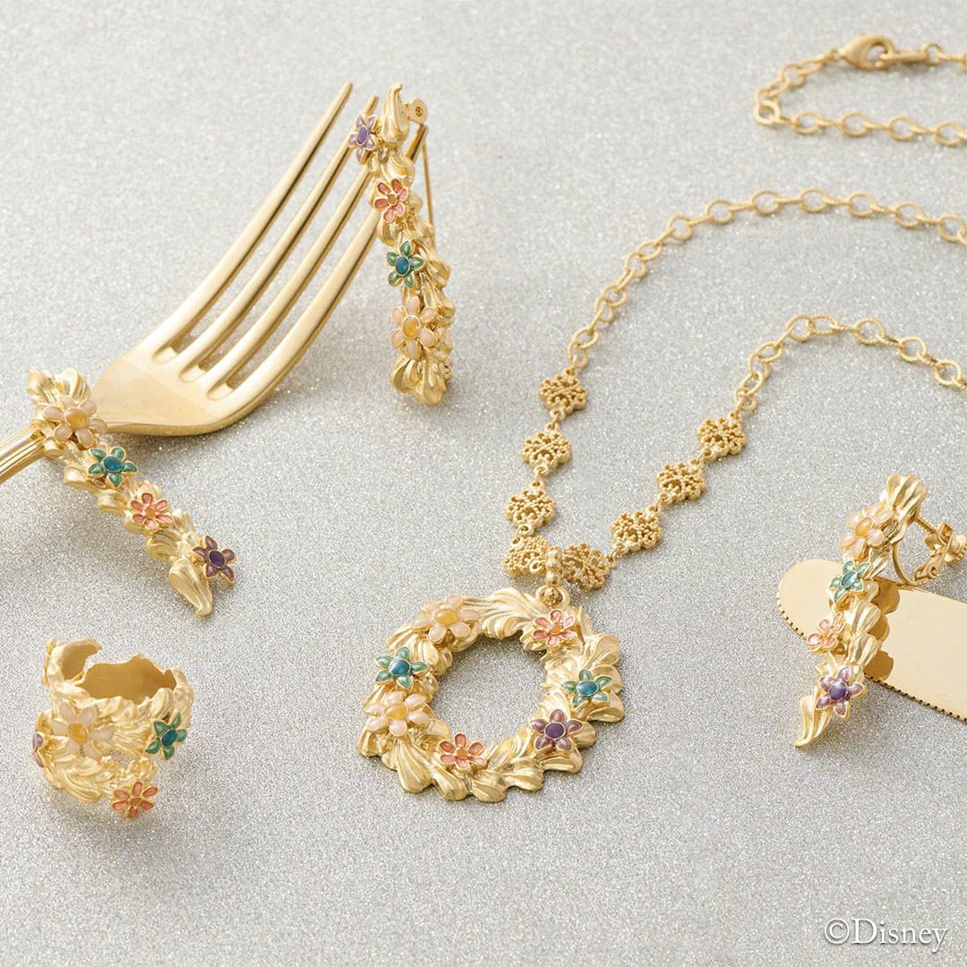 ディズニー　コラボアクセサリー　ラプンツェル