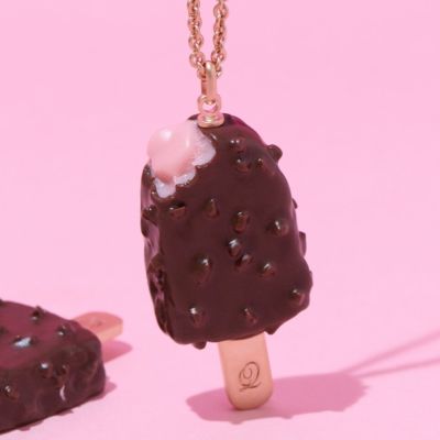 チョコレート ストロベリー アイスバー ネックレス