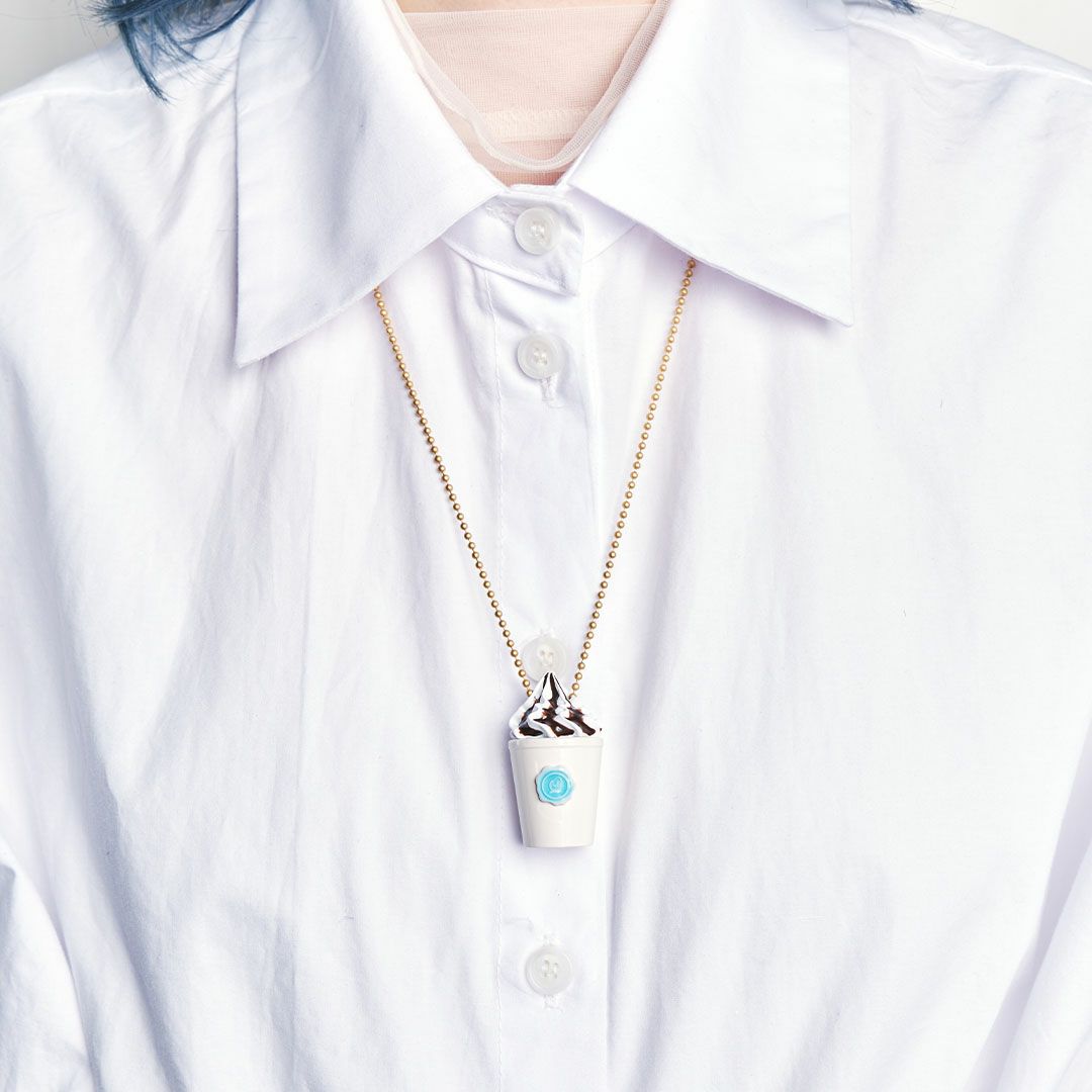 チョコレートホイップクリーム　トッピングチャーム