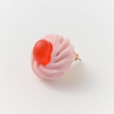 ドレンチェリーケーキ ピアス-レッド(ストロベリー)