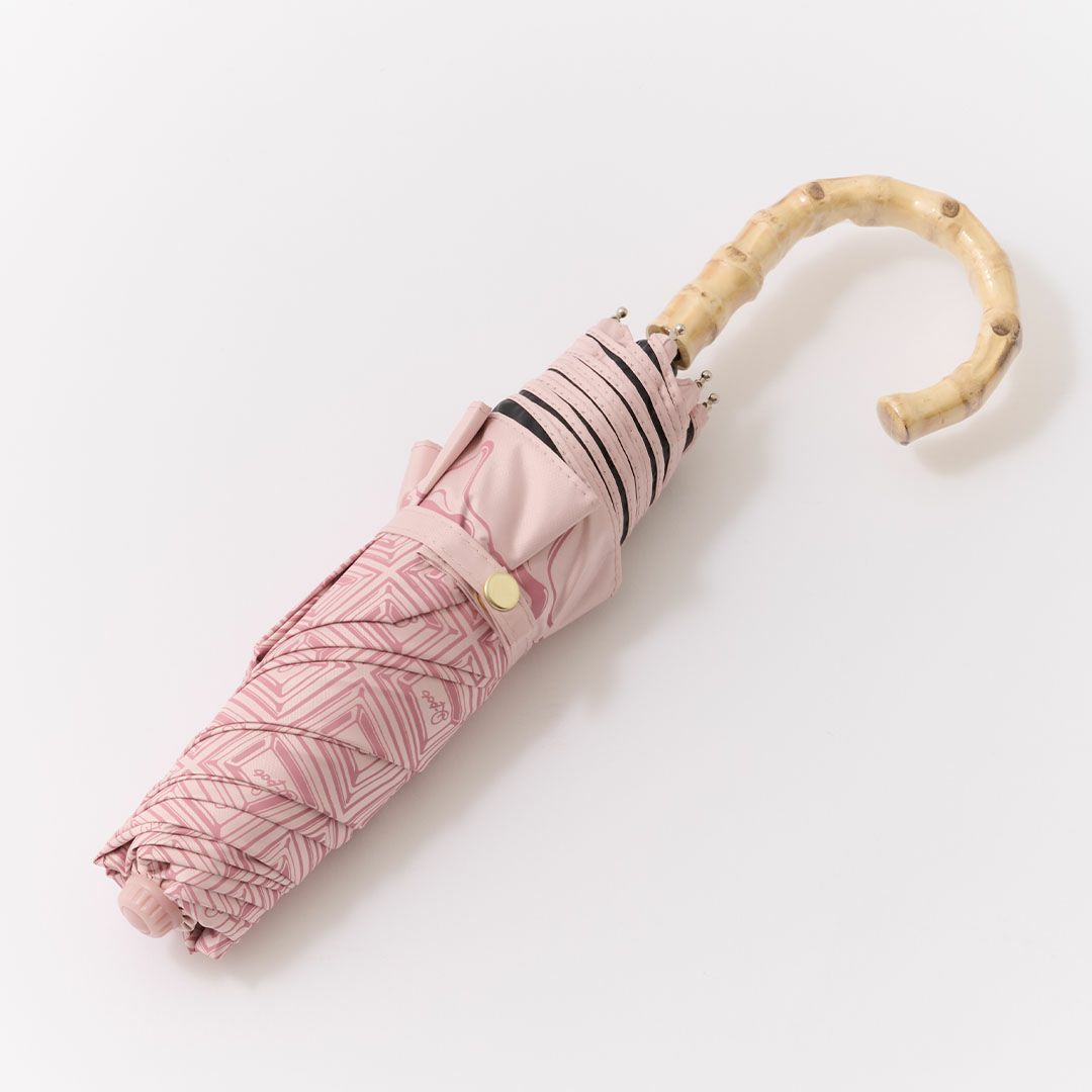 ストロベリーチョコレート　折りたたみ傘　晴れ雨兼用 99.9%以上