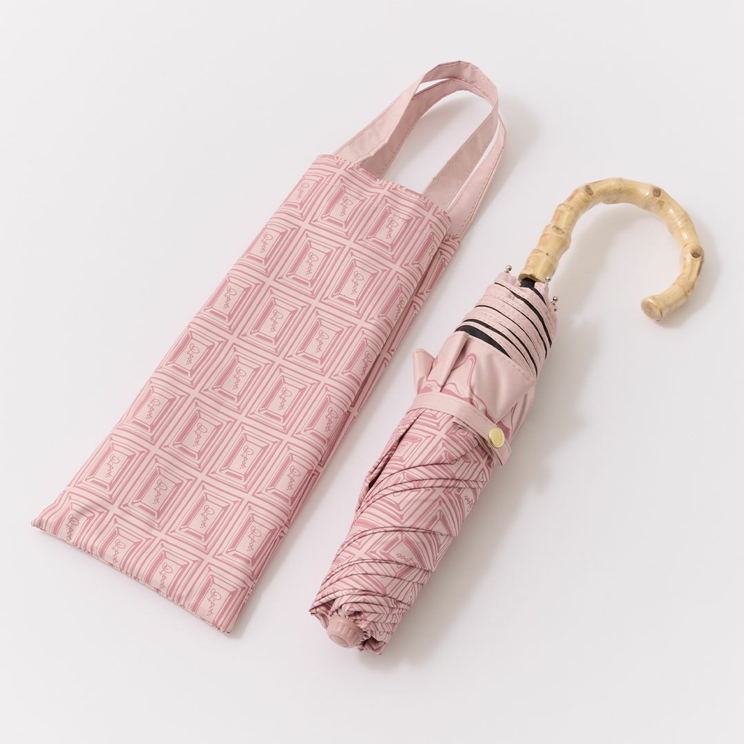 ストロベリーチョコレート　折りたたみ傘　晴れ雨兼用 99.9%以上