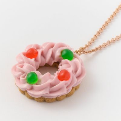 ドレンチェリーケーキ ネックレス(ストロベリー)