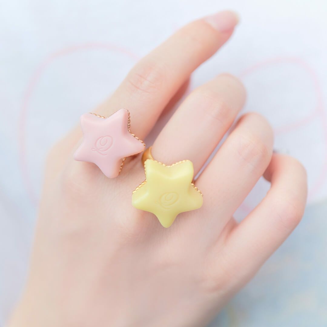 エトワールショコラ 星 リング ピンク