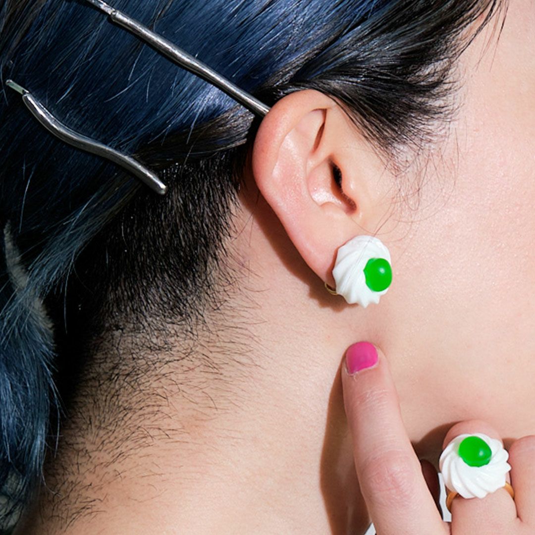 ドレンチェリーケーキ　イヤリング