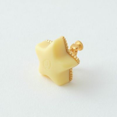 エトワールショコラ イヤリング（ライトイエロー）