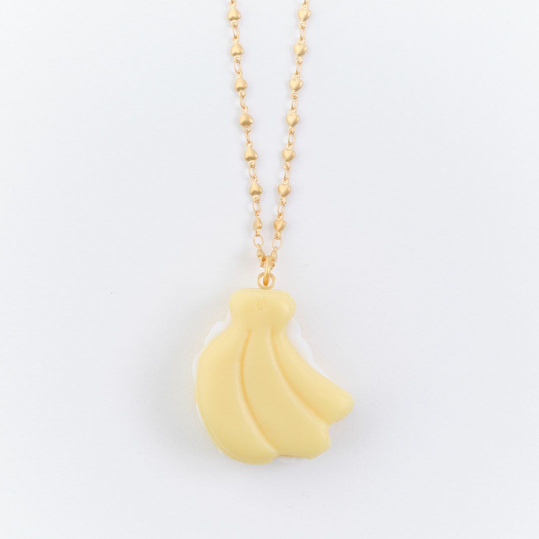 バナナマカロン ネックレス