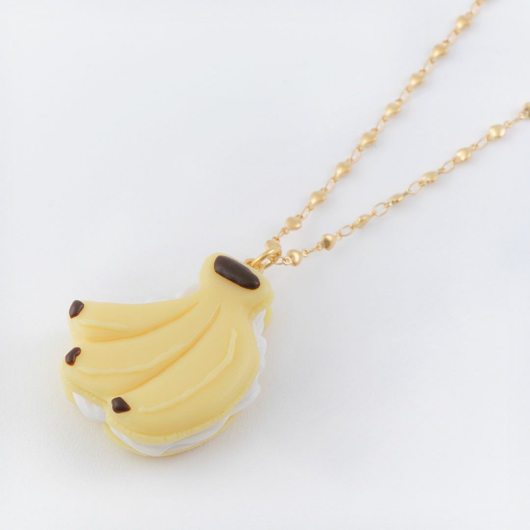 バナナマカロン ネックレス