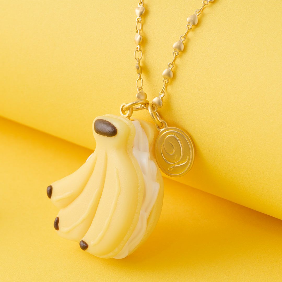 バナナマカロン ネックレス